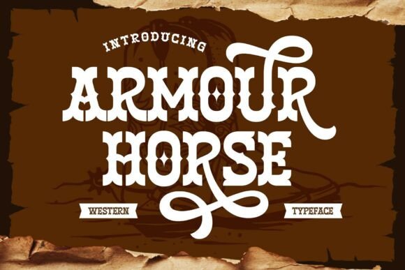 Armour Horse: A Bold Western Typeface for Authentic Design