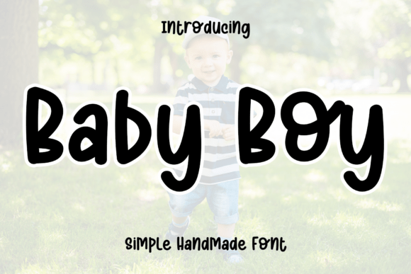 Baby Boy: The Handwritten Font for Modern Elegance