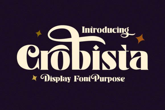 Crobista: A Modern Typeface for Bold, Clear Communication