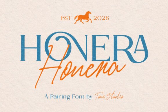 Honera: A Font Duo for Timeless Brand Identity