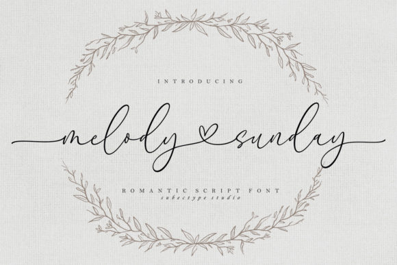 Melody Sunday: The Elegant Calligraphy Font for Modern Design