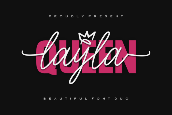 Queen Layla: A Font Duo for Feminine Branding