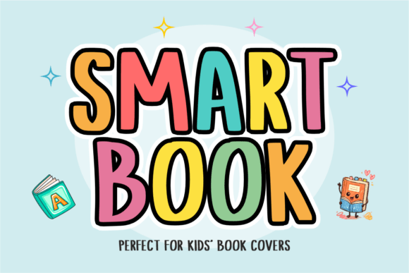 Smart Book: A Playful & Bold Display Font for Modern Designers