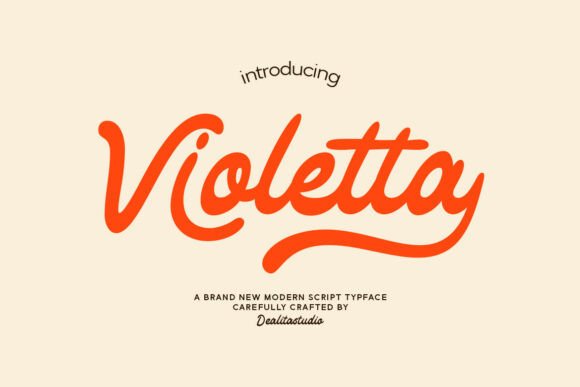 Violetta: A Retro Script Font for Timeless Elegance